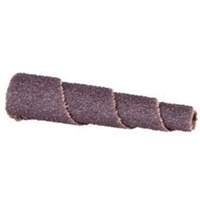 Cartouche de bande abrasive conique ALO, 60 Grain, 1" dia., Oxyde d'aluminium, 2" lo, 3/16" Dimension de l'arbre Pathway Supply LP