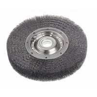 Brosses rotatives &agrave; fils cr&ecirc;p&eacute;s - Face large, 6" dia., Fils 0,0118", Arbre 2" Pathway Supply LP