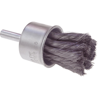 Brosses mont&eacute;es &agrave; fils nou&eacute;s, 1/2" dia., dia. Des fils 0.014, Tige 1/4" Pathway Supply LP