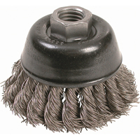 Knot Wire Cup Brushes - High Speed Small Grinder, 2-3/4" Dia. x 5/8"-11 Arbor Pathway Supply LP