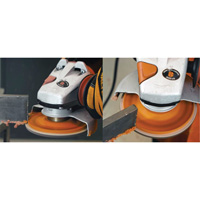 Disque &agrave; lamelles Enduro-Flex, 4-1/2" x 5/8"-11, Type 27, Grain 40, Alumine de zirconium Pathway Supply LP