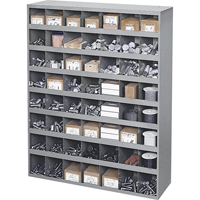Armoires pour bacs de rangement en acier, 33-3/4" la x 12" p x 42" h, Gris Pathway Supply LP