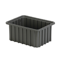 Divider Box, Polyethylene, 9.8" W x 7.3" D x 5" H, Grey Pathway Supply LP