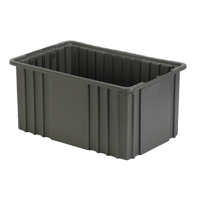 Divider Box, Polyethylene, 15.5" W x 9.9" D x 8" H, Grey Pathway Supply LP