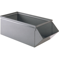 Bac en acier, Cap. 100 lb, 15" la x 24" p x 11" h, Bleu Pathway Supply LP