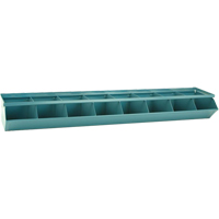 Bacs sectionnels superposables, Cap. 100 lb, 37" la x 8" p x 4-1/2" h, Bleu Pathway Supply LP
