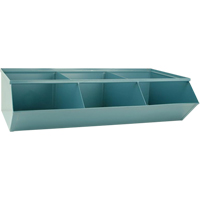 Bacs sectionnels superposables, Cap. 100 lb, 37" la x 20-1/2" p x 9-1/2" h, Bleu Pathway Supply LP