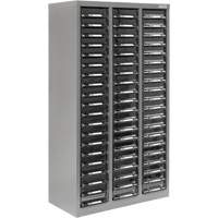 Casiers pour pi&egrave;ces KPC-300, Acier galvanis&eacute;, 60 tiroirs, 21-3/10" x 10-2/5" x 36-9/10", Gris Pathway Supply LP