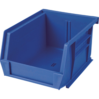 Plastic Bin, 8-1/4" W x 9" H x 18" D, Blue Pathway Supply LP