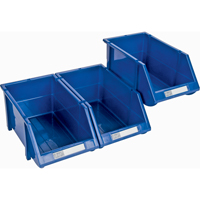 Bac empilable & &agrave; suspendre, 4-13/16" la, 3-3/16" h x 7-1/8" p, Bleu Pathway Supply LP