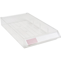 Tiroir de rechange pour armoires de pi&egrave;ces KPC-300, Plastique, 5-3/8" la x 9-13/16" p, 1-3/5" h, Transparent Pathway Supply LP