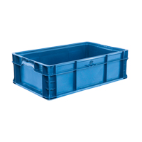StakPak Plus 4845 System Containers, 15" W x 24" D x 7.5" H, Royal Blue Pathway Supply LP