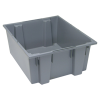 Contenants Stack & Nest, 10" x 23,5" x 19,5", Gris Pathway Supply LP
