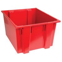 Contenants Stack & Nest, 13" x 23,5" x 19,5", Rouge Pathway Supply LP