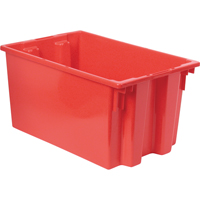 Stack & Nest Totes, 12" x 23.5" x 15.5", Red Pathway Supply LP