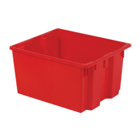 Polylewton Stack-N-Nest&reg; Containers, 13" x 24" x 20", Red Pathway Supply LP
