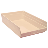 Bac pour &eacute;tag&egrave;re &eacute;conomique, 11-1/8" la, 4" h x 17-7/8" p, Ivoire Pathway Supply LP