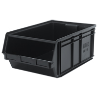 MAGNUM Bin, 11-7/8" H x 18-3/8" W x 29" D, 150 lbs. Capacity, Black Pathway Supply LP