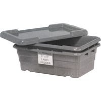 Cross Stack Bins, 16" W x 25.125" D x 8.5" H, Grey Pathway Supply LP