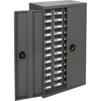 Casiers pour pi&egrave;ces KPC-400, Acier galvanis&eacute;, 48 tiroirs, 22-3/5" x 10-4/5" x 36-9/10", Gris Pathway Supply LP