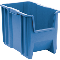 Giant Stacking Containers, 10.875" W x 17.5" D x 12.5" H, Blue Pathway Supply LP