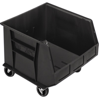 Bac mobile, 14" ha x 16-1/2" la x 18" p, Capacit&eacute; de 75 lb, Noir Pathway Supply LP