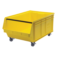 Bac mobile MAGNUM, 14-7/8" ha x 18-3/8" la x 29" p, Capacit&eacute; de 150 lb, Jaune Pathway Supply LP
