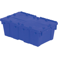 Contenants de distribution Flipak en plastique poly&eacute;thyl&egrave;ne (PE), 19,7" x 11,8" x 7,3", Bleu Pathway Supply LP