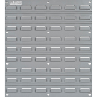 Metal Louvered Panel Bin Support Rack, 16 Bins, 18" W x 1/8" D x 19" H Pathway Supply LP