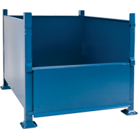 Bulk Stacking Containers, 30" H x 34.5" W x 40.5" D, 3500 lbs. Capacity Pathway Supply LP