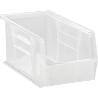 Clear-View Ultra Stack & Hang Bin, 5-1/2" W x 5" H x 10-7/8" D, Clear Pathway Supply LP