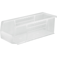 Bac transparent ultra empilable & suspendable, 5-1/2" la, 5" h x 14-3/4" p, Transparent Pathway Supply LP