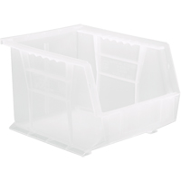 Bac transparent ultra empilable & suspendable, 8-1/4" la, 7" h x 10-3/4" p, Transparent Pathway Supply LP