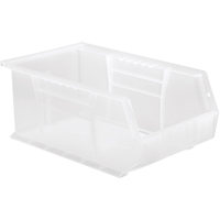 Bac transparent ultra empilable & suspendable, 8-1/4" la, 6" h x 13-5/8" p, Transparent Pathway Supply LP