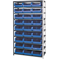 Shelving Unit with Stacking Bins, Steel, Magnum Bin, 650 lbs. Capacity, 42" W x 76" H Pathway Supply LP