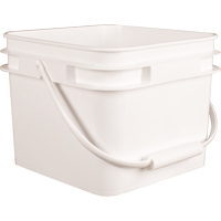 Square Pail, Plastic, 2.1 gal. Pathway Supply LP