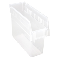 Bacs pour &eacute;tag&egrave;re Store-Max, 4-3/8" la x 8" H x 11-5/8" p, Transparent, Capacit&eacute; 44 lb Pathway Supply LP