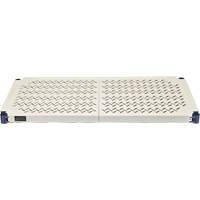 Wire Shelving Unit with Plastic Shelves, Wire Frame with Plastic Shelves, Boltless, 600 lbs. Capacity, 30" W x 72" H x 18" D Pathway Supply LP