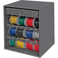 Armoire d'entreposage pour fil et borne, Acier, 1 tiroirs, 15-9/16" x 11-7/8" x 16-3/8", Gris Pathway Supply LP
