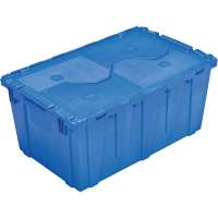 FP243C FliPak Nestable Tote, 26.9" x 16.9" x 12.1", Blue Pathway Supply LP