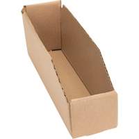Deep Corrugated Parts Bins, 2-7/8" W x 11-1/4" D x 4-1/2" H, Beige Pathway Supply LP