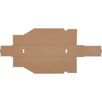 Deep Corrugated Parts Bins, 2-7/8" W x 11-1/4" D x 4-1/2" H, Beige Pathway Supply LP