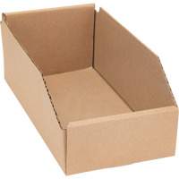 Deep Corrugated Parts Bins, 5-3/4" W x 11-1/4" D x 4-1/2" H, Beige Pathway Supply LP