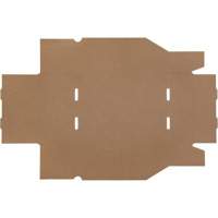 Deep Corrugated Parts Bins, 8-3/4" W x 11-1/4" D x 4-1/2" H, Beige Pathway Supply LP