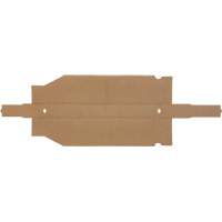 Deep Corrugated Parts Bins, 2-7/8" W x 17-1/4" D x 4-1/2" H, Beige Pathway Supply LP
