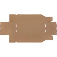 Deep Corrugated Parts Bins, 7-3/4" W x 17-1/4" D x 4-1/2" H, Beige Pathway Supply LP