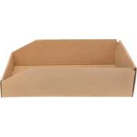 Deep Corrugated Parts Bins, 9-3/4" W x 17-1/4" D x 4-1/2" H, Beige Pathway Supply LP