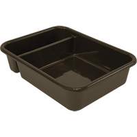 All-Purpose Compartmentalized Storage Tub, 5" H x 15" D x 20" L, Plastic, Brown Pathway Supply LP