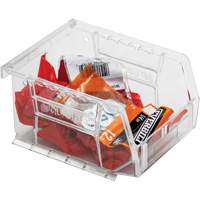 Crystal Clear Ultra Bins, 4-1/8" W x 3" H x 5-3/8" D, Clear Pathway Supply LP