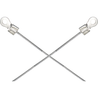 Light-Duty Bonding & Grounding Wire Assemblies - Two 1/4" Terminal Connectors Pathway Supply LP